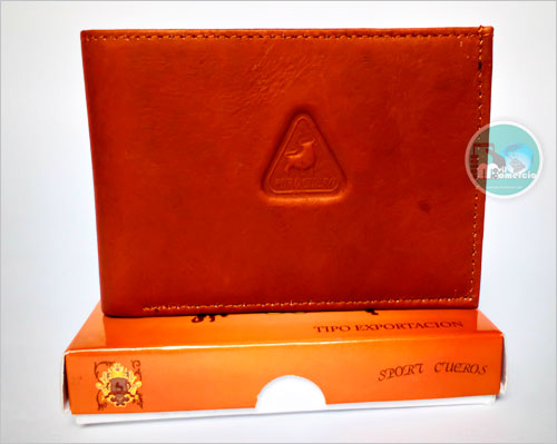 CINTURON MAS BILLETERA EN CUERO